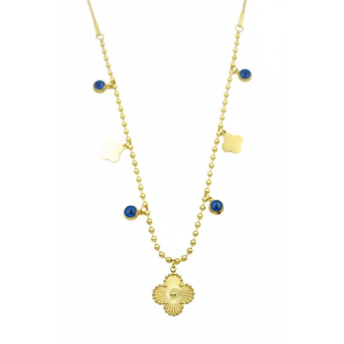 Vc Yonca Kolye - Altın