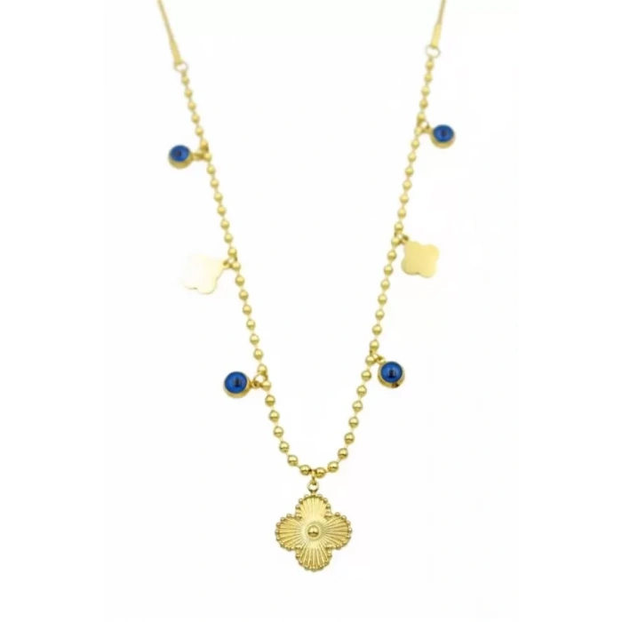 Vc Yonca Kolye - Altın