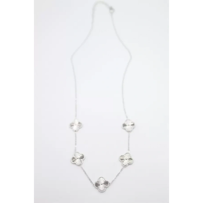 Vc Yonca Kolye - Gümüş