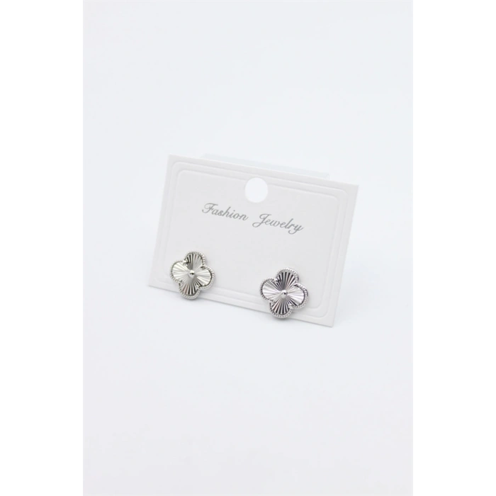 Vc Yonca Küpe - Gümüş