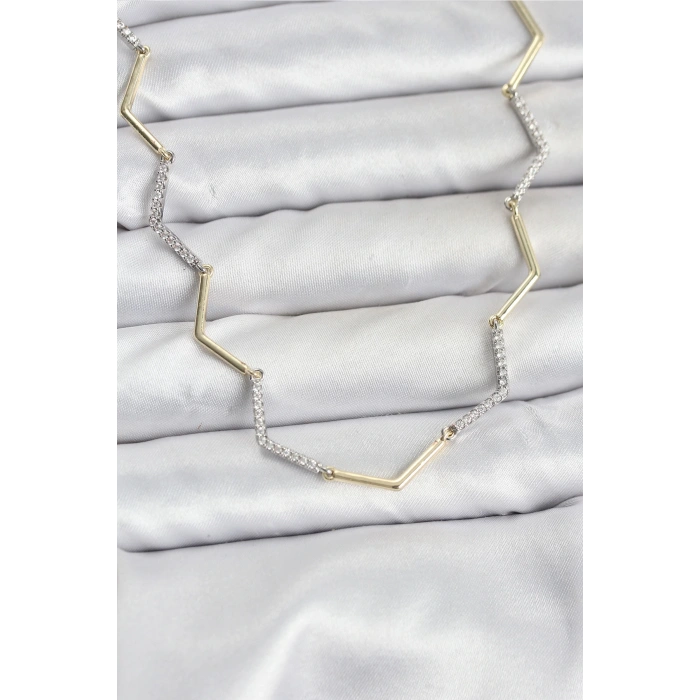 VIP Seri Zikzak Model Kadın Kolye - TJ-BKO10760