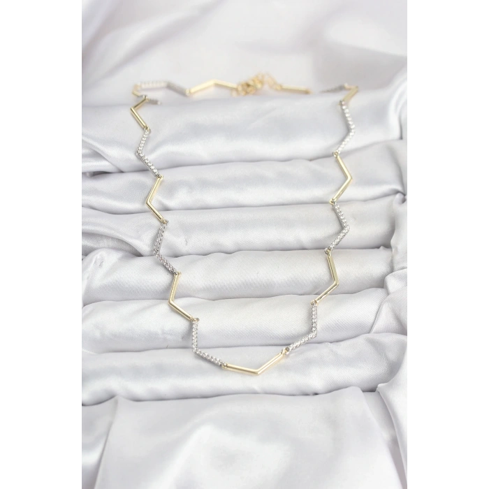 VIP Seri Zikzak Model Kadın Kolye - TJ-BKO10760