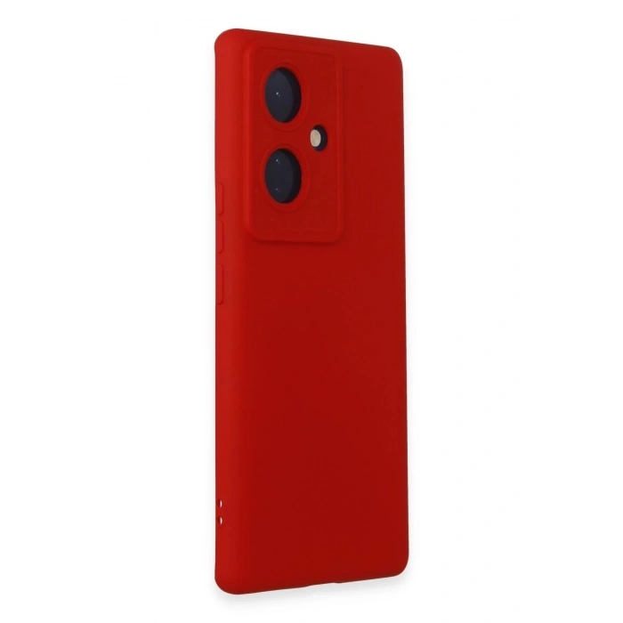 Vivo V29 Lite Kılıf Nano içi Kadife Silikon - Kırmızı