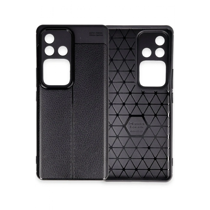 Vivo V30 5G Kılıf Auto Focus Kapak - Siyah