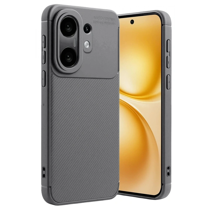 Vivo X200 FE Auto Focus Karbon Kapak -Gri