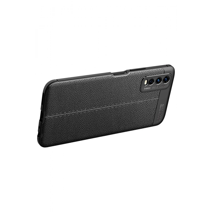 Vivo Y11S Kılıf Auto Focus Kapak - Siyah