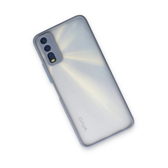 Vivo Y11S Kılıf Montreal Silikon Kapak - Gri