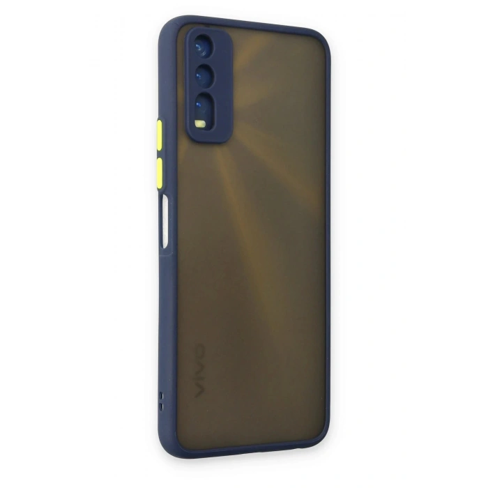 Vivo Y11S Kılıf Montreal Silikon Kapak - Lacivert