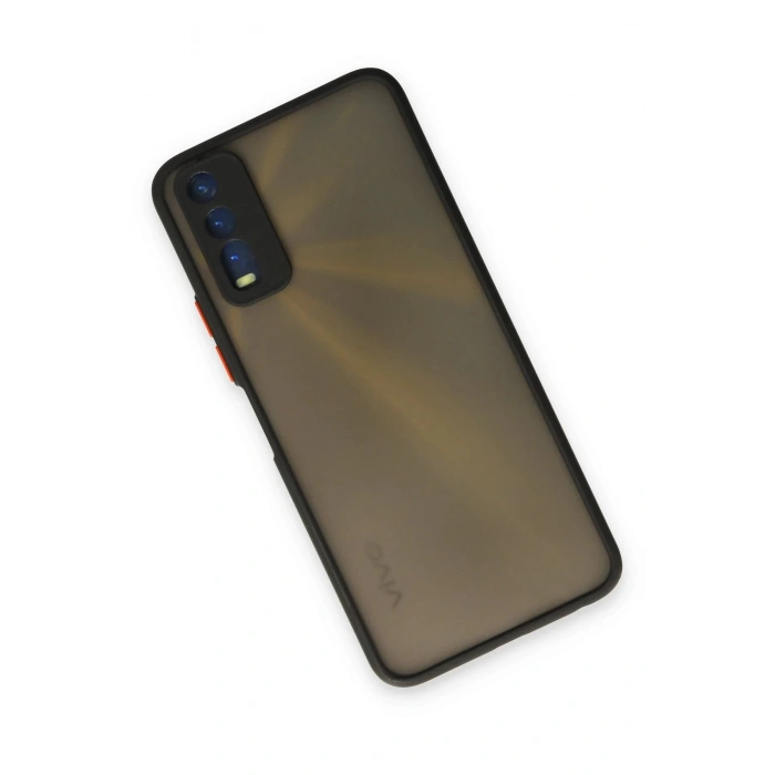 Vivo Y11S Kılıf Montreal Silikon Kapak - Siyah