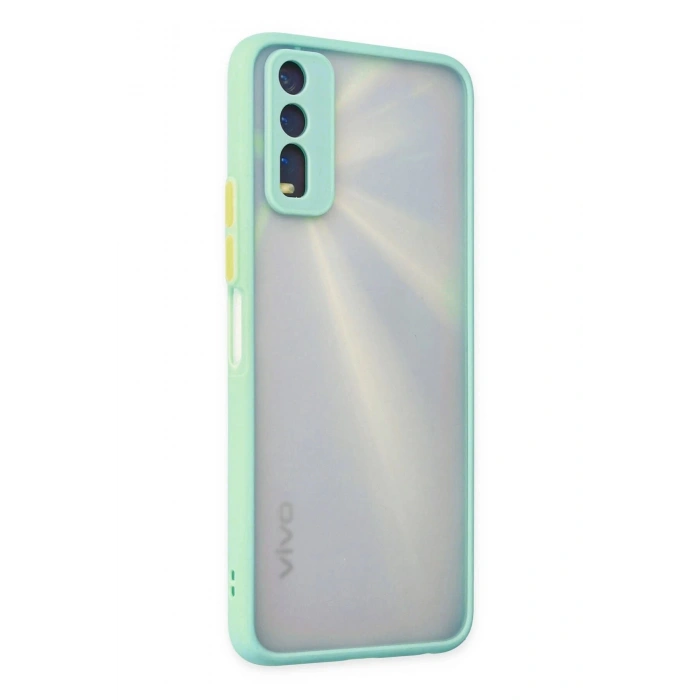 Vivo Y11S Kılıf Montreal Silikon Kapak - Turkuaz