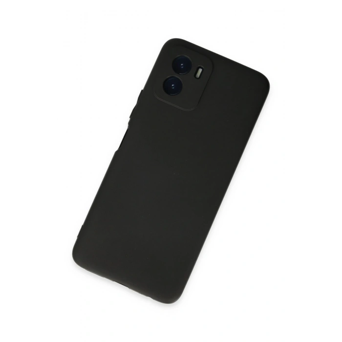 Vivo Y15S Kılıf First Silikon - Siyah