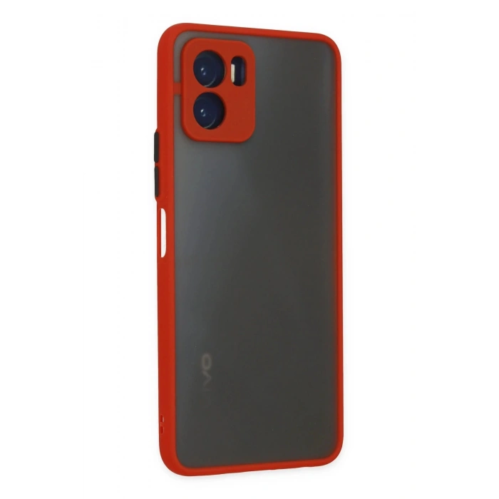 Vivo Y15S Kılıf Montreal Silikon Kapak - Kırmızı