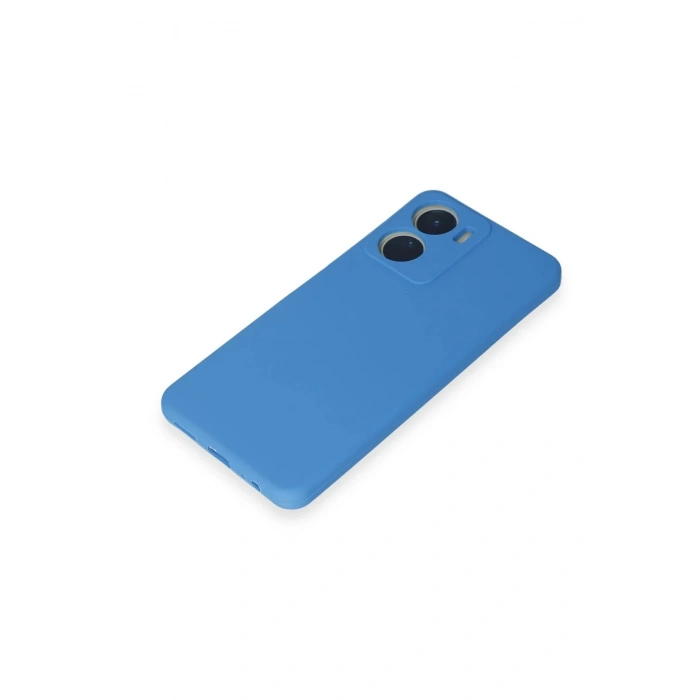 Vivo Y16 Kılıf First Silikon - Mavi
