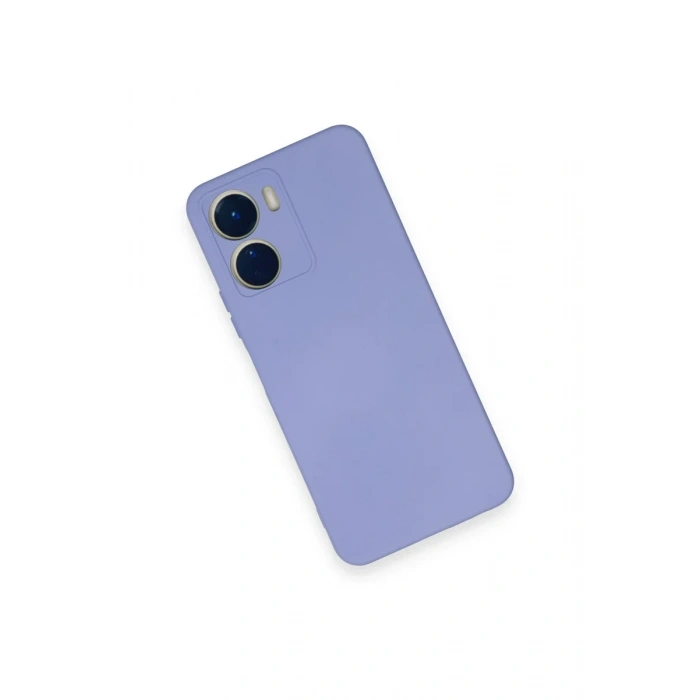 Vivo Y16 Kılıf Nano içi Kadife Silikon - Lila
