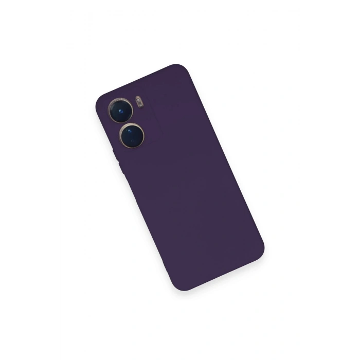 Vivo Y16 Kılıf Nano içi Kadife Silikon - Mor