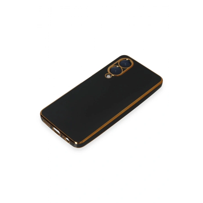 Vivo Y17S Kılıf Volet Silikon - Siyah