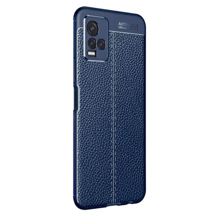 Vivo Y21S Kılıf Auto Focus Kapak - Lacivert