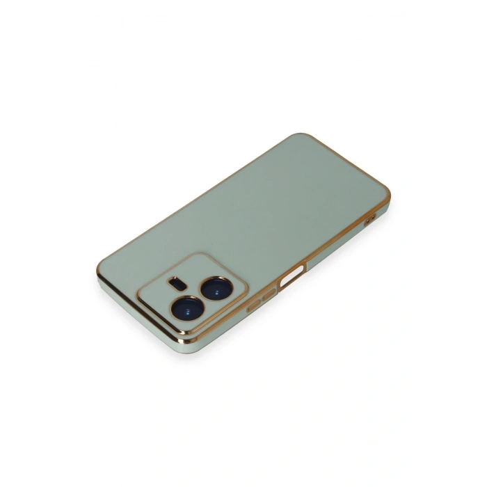 Vivo Y22 2022 Kılıf Volet Silikon - Açık Yeşil