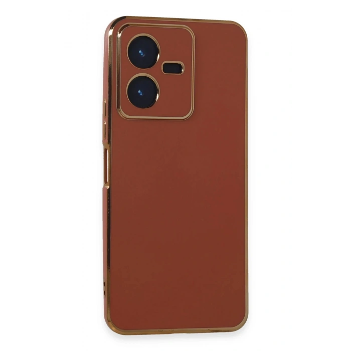 Vivo Y22 2022 Kılıf Volet Silikon - Kırmızı