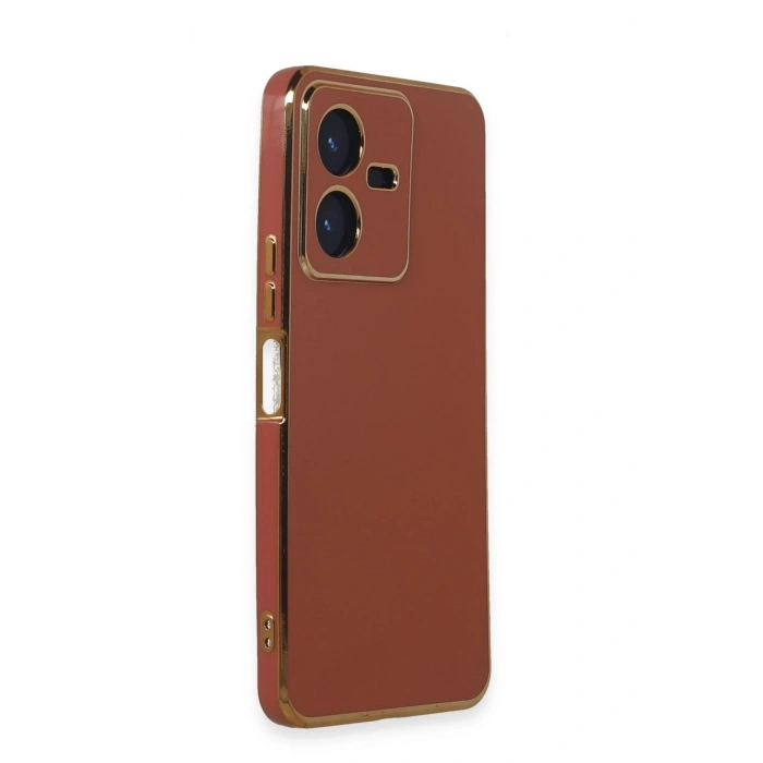 Vivo Y22 2022 Kılıf Volet Silikon - Kırmızı