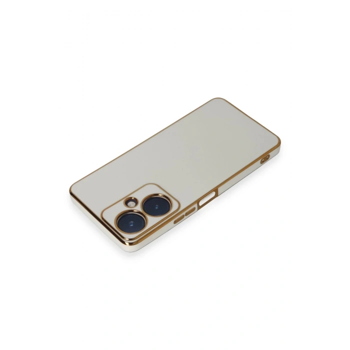 Vivo Y27 Kılıf Volet Silikon - Beyaz