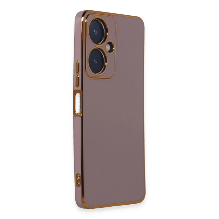 Vivo Y27 Kılıf Volet Silikon - Mor