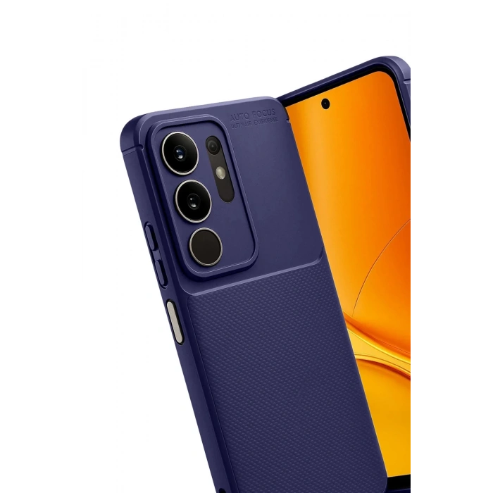 Vivo Y29S Auto Focus Karbon Kapak - Lacivert