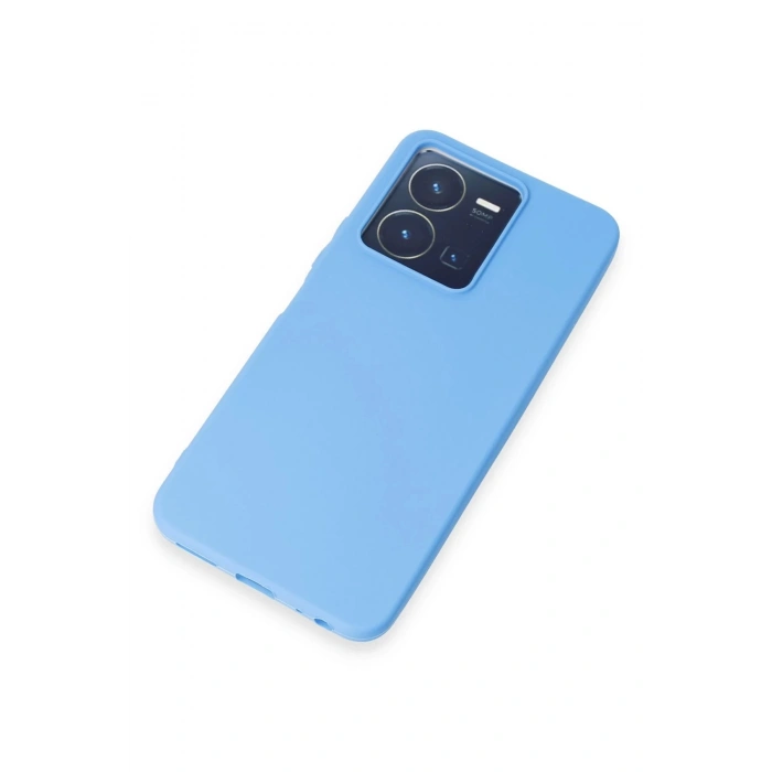 Vivo Y35 Kılıf First Silikon - Mavi