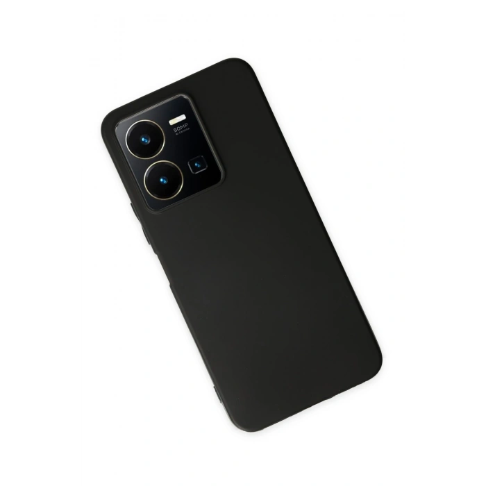 Vivo Y35 Kılıf First Silikon - Siyah