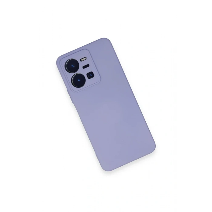 Vivo Y35 Kılıf Nano içi Kadife Silikon - Lila