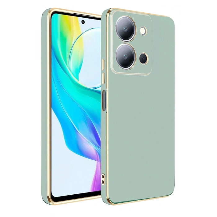 Vivo Y36 Kılıf Volet Silikon - Açık Yeşil