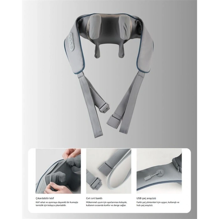Vnb-01 U Tipi Ergonomik Boyun Masaj Cihazı