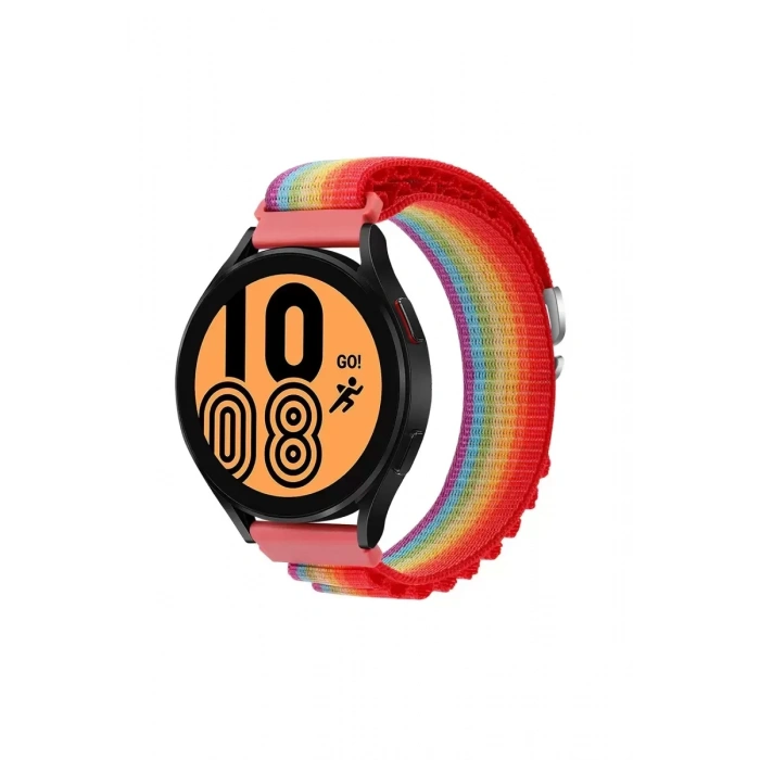 Watch 20mm KR410 Kumaş Kordon - Gökkuşağı 1