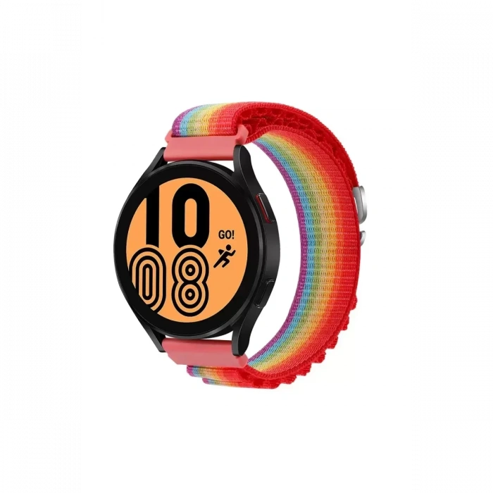 Watch 20mm KR410 Kumaş Kordon - Gökkuşağı 1