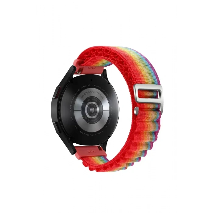 Watch 22mm KR410 Kumaş Kordon - Gökkuşağı 1