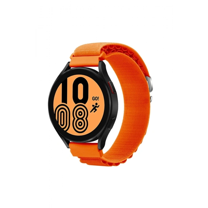 Watch 22mm KR410 Kumaş Kordon - Turuncu