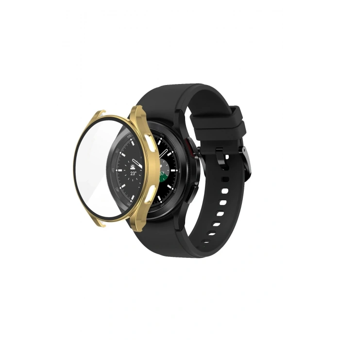 Watch 5 44mm Wall Camlı Kasa Ekran Koruyucu - Gold