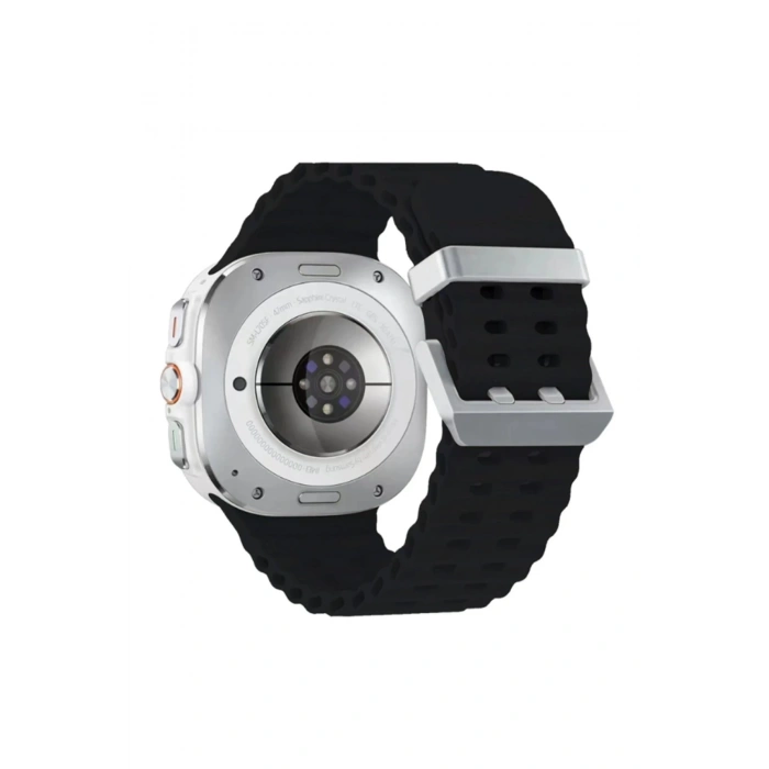 Watch 7 Ultra KR417 Rug Silikon Kordon - Siyah
