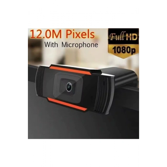 Webcam Orjınal 1080p Konferans Kamera Dahili Mikrofon Chat Görüntülü Sohbet Yayın Kamerası Hd Video