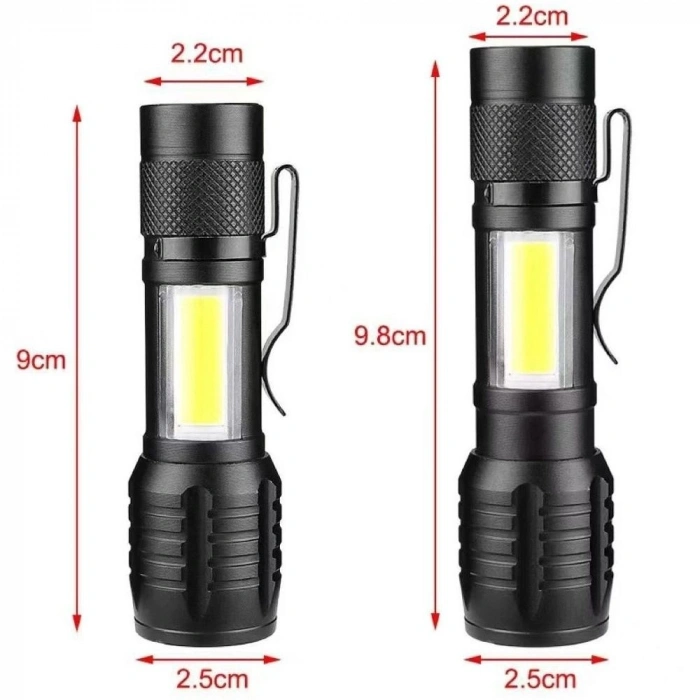 Ws-5454 Cob Led Usb Şarjlı Mini El Feneri