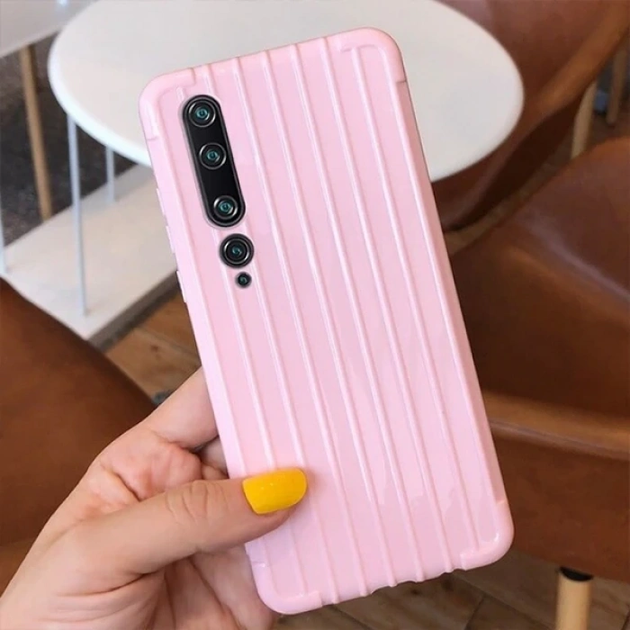 Xiaomi Mi 10 Trunk Lines İnce Soft Silikon Kılıf-(5775)