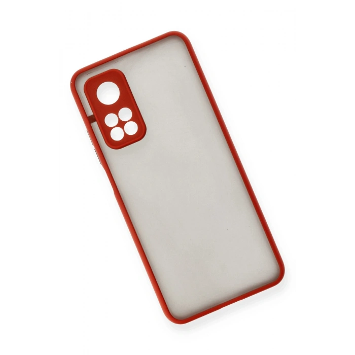 Xiaomi Mi 10T Kılıf Montreal Silikon Kapak - Kırmızı