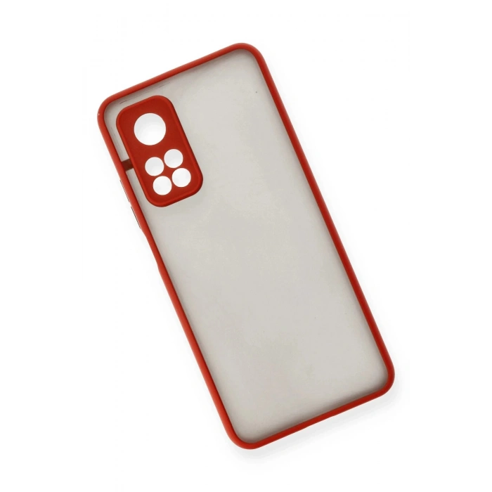 Xiaomi Mi 10T Kılıf Montreal Silikon Kapak - Kırmızı