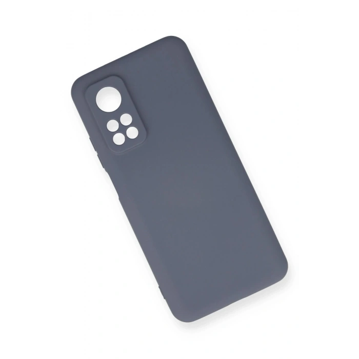 Xiaomi Mi 10T Kılıf Nano içi Kadife Silikon - Gri