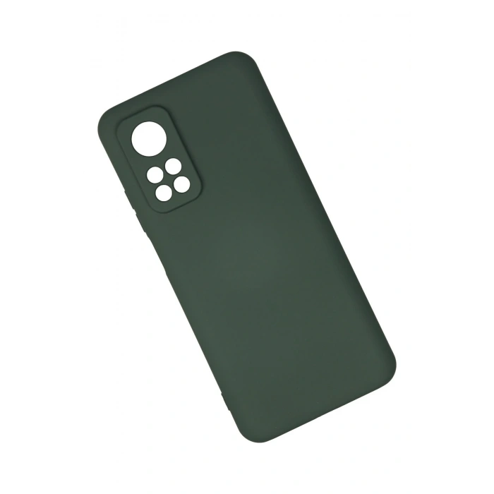 Xiaomi Mi 10T Kılıf Nano içi Kadife Silikon - Koyu Yeşil
