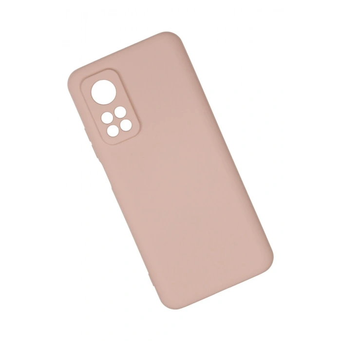 Xiaomi Mi 10T Kılıf Nano içi Kadife Silikon - Pudra