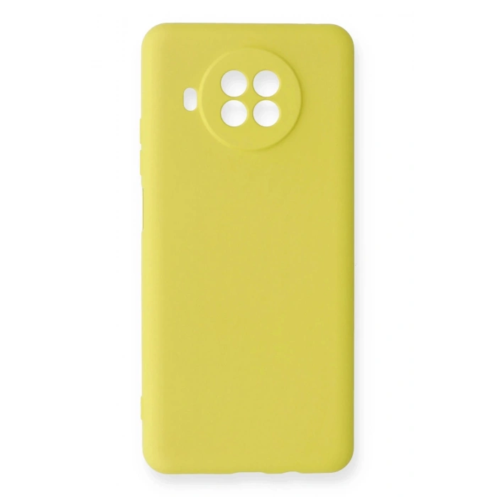 Xiaomi Mi 10T Lite Kılıf Nano içi Kadife Silikon - Sarı