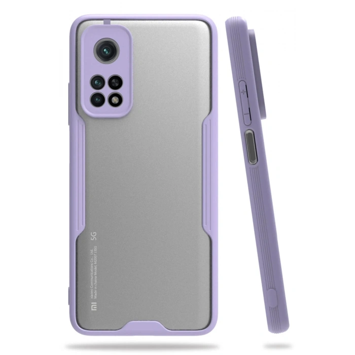 Xiaomi Mi 10T Pro Kılıf Platin Silikon - Lila