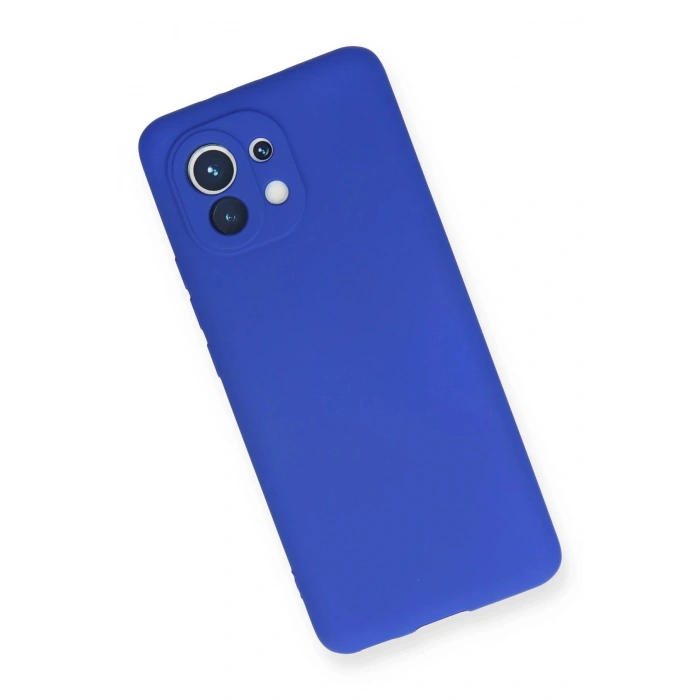 Xiaomi Mi 11 Kılıf First Silikon - Lacivert