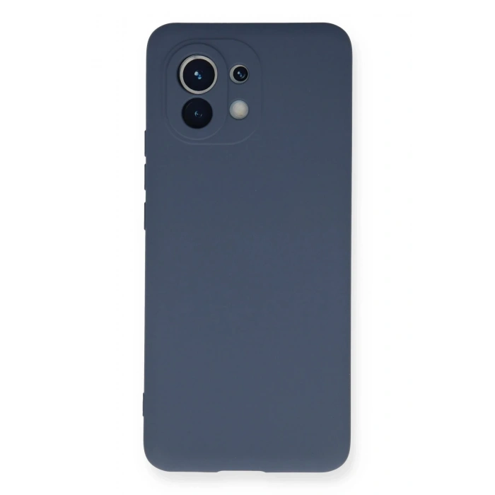 Xiaomi Mi 11 Kılıf Nano içi Kadife Silikon - Gri
